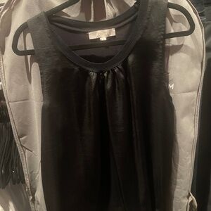 Ann Taylor LOFT Mix Media Tank Blouse
